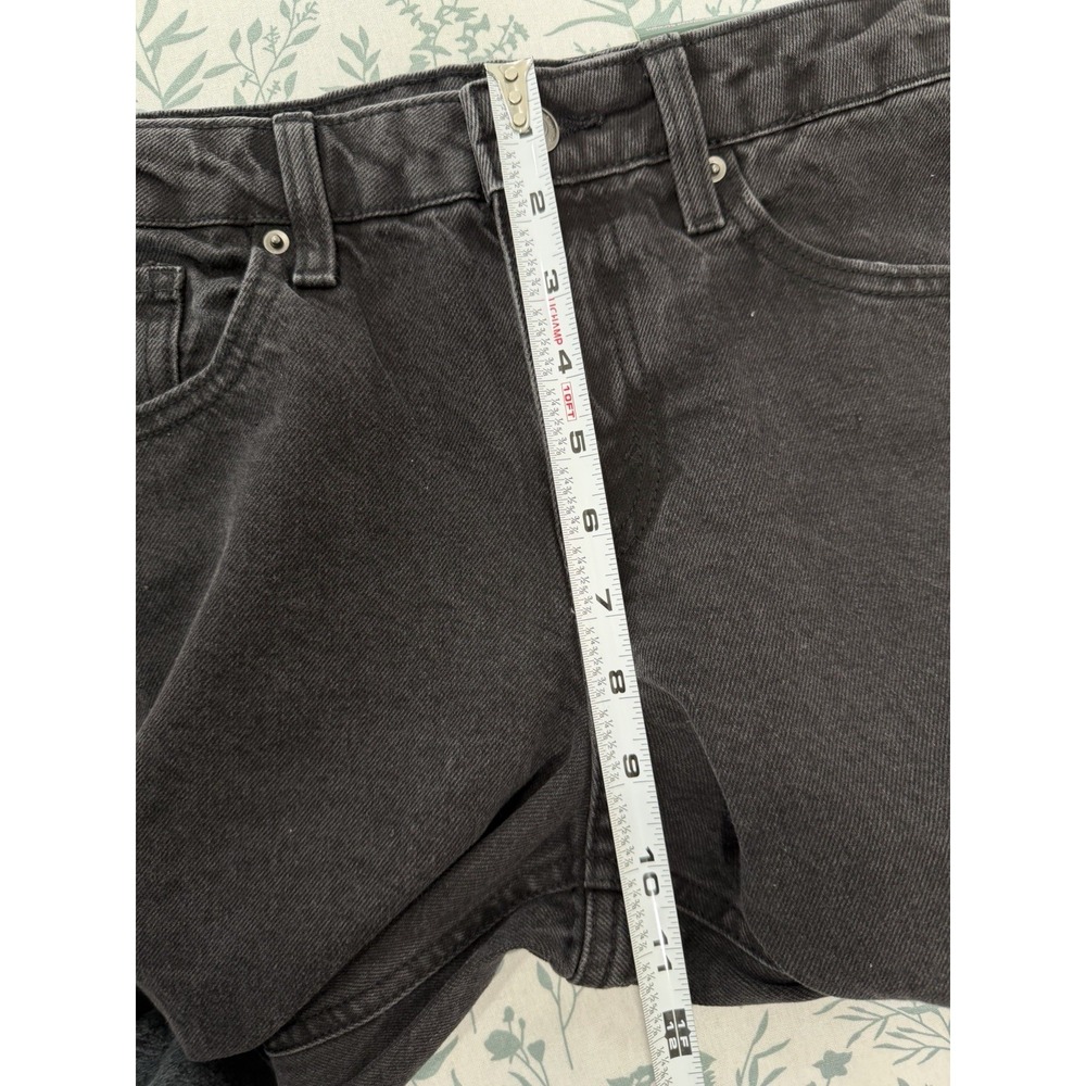 31" Wild Fable Black 90s Relaxed Straight Leg Jeans Size 2 Cotton Distressed - Picture 11 of 12